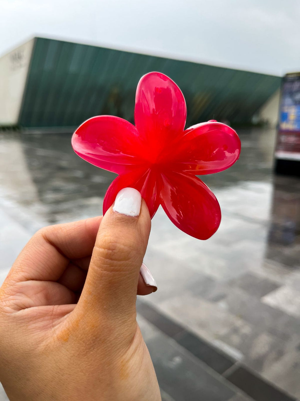 CHARM PINZA FLOR ROSA