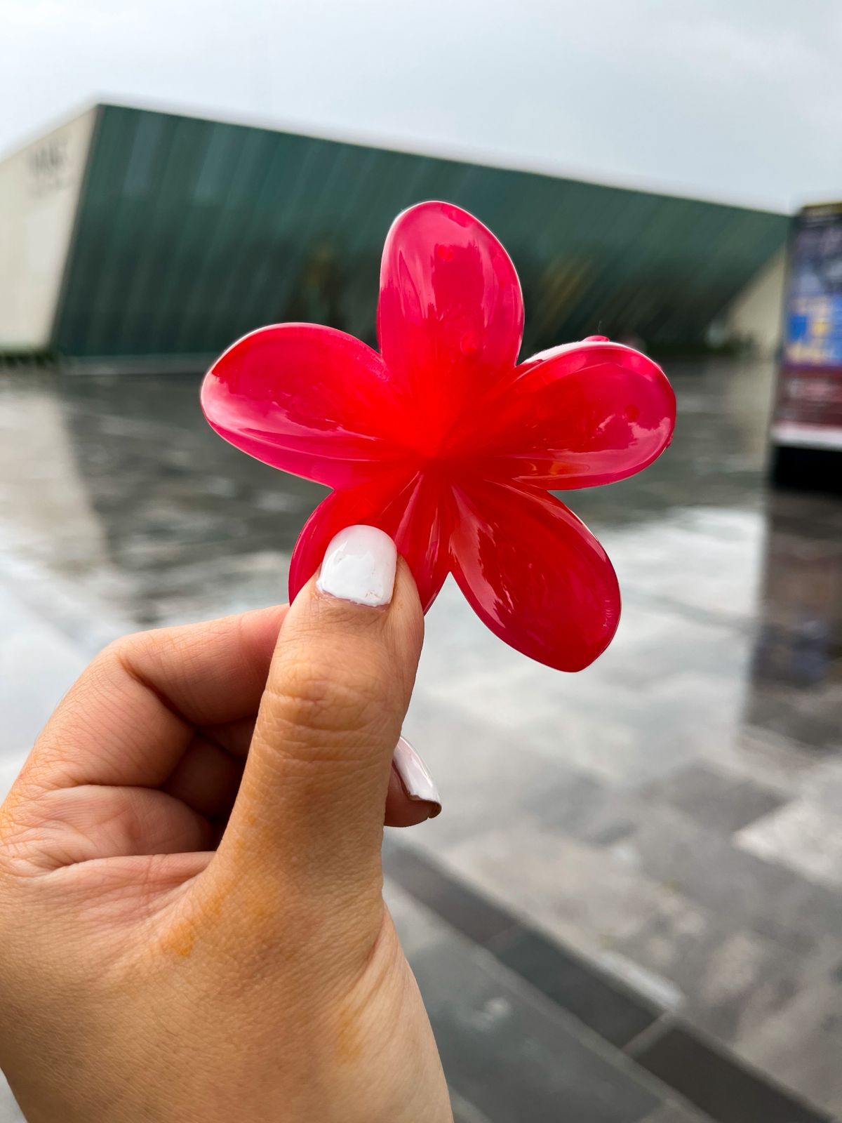 CHARM PINZA FLOR ROSA